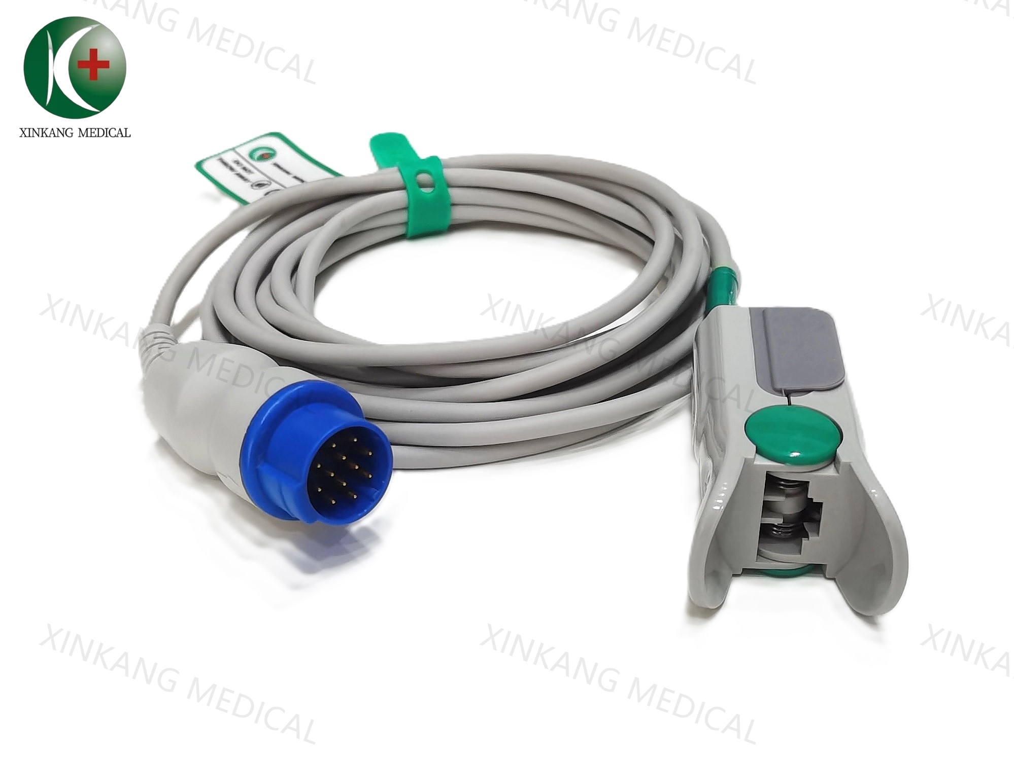 Compatible Biolight Mtype 12PIn oximax spo2 sensor Adult finger clip