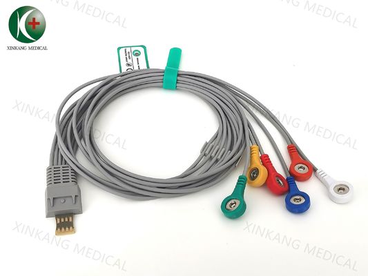 Compatible schiller Holter cable 6leads IEC