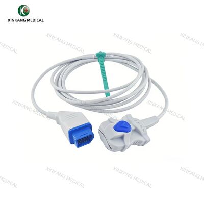 Compatible Nihon Kohden 14 Pin Direct Spo2 Sensor Adult Finger Soft 2.8M 