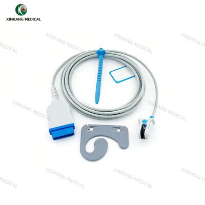 Compatible GE Ohmeda 11 Pin Direct Spo2 Sensor Adult Ear  Clip 2.8M 
